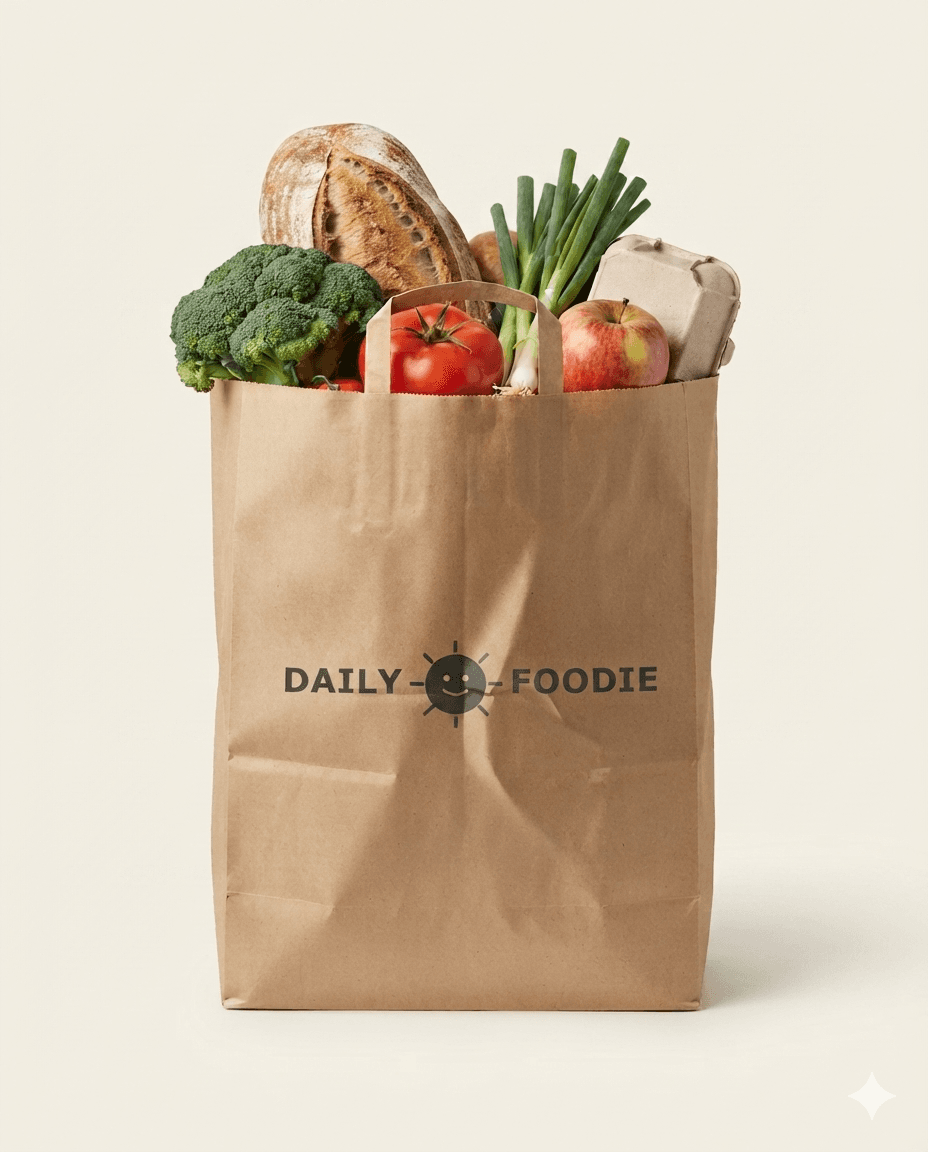 A Daily Foodie Surprise Bag being handed over at pickup